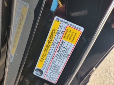 2019 Chevrolet Corvette Stingray 1LT