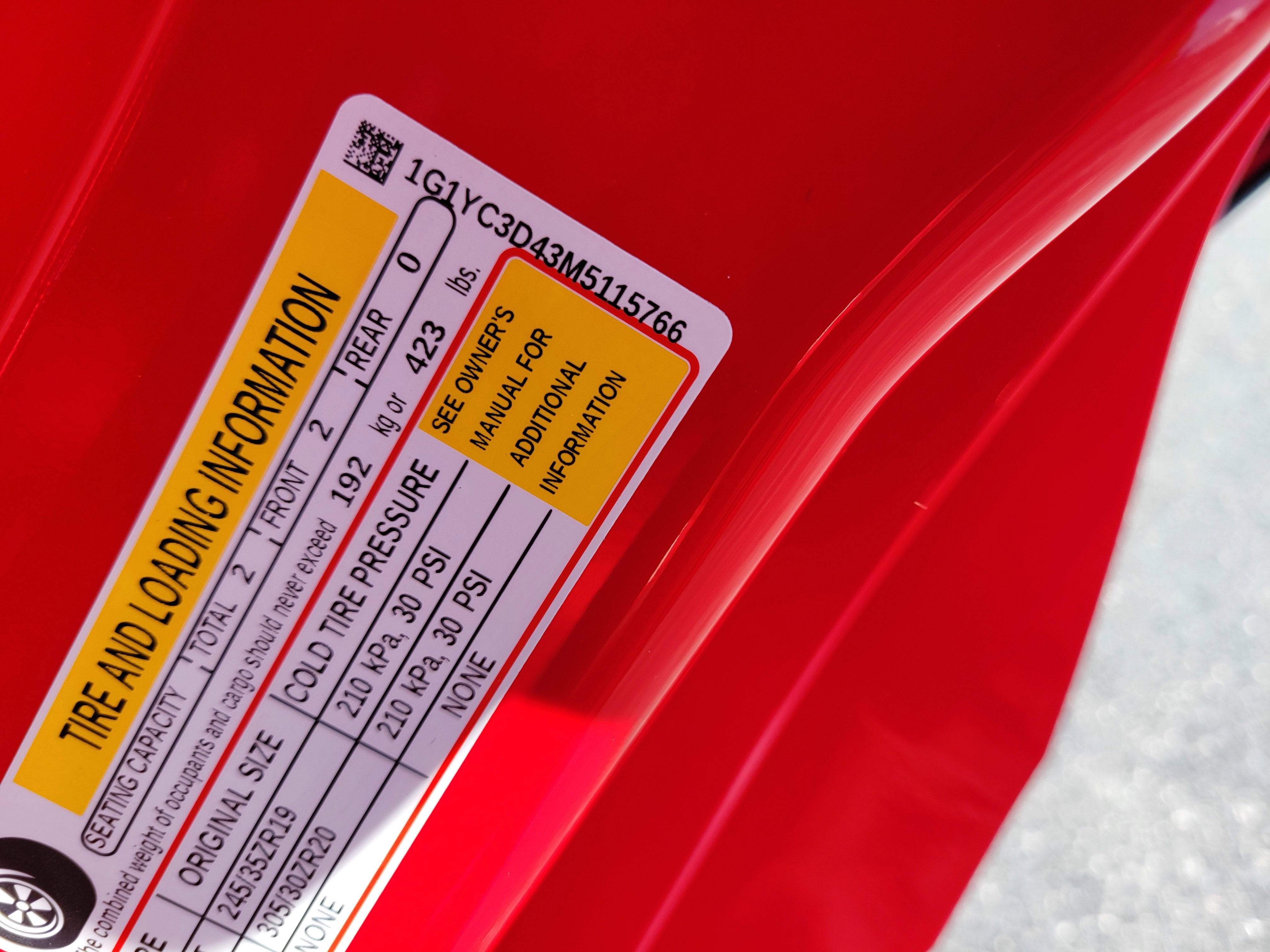 2021 Chevrolet Corvette Stingray 3LT