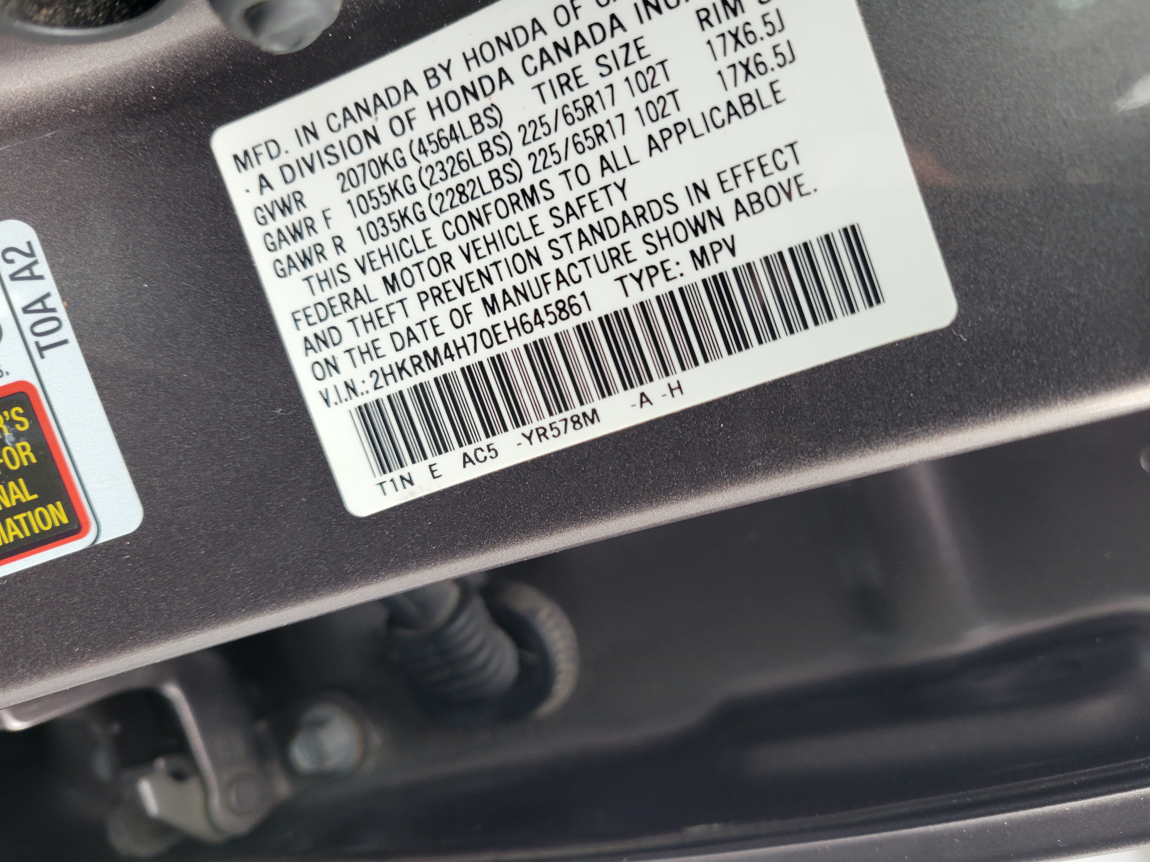 2014 Honda CR-V EX-L