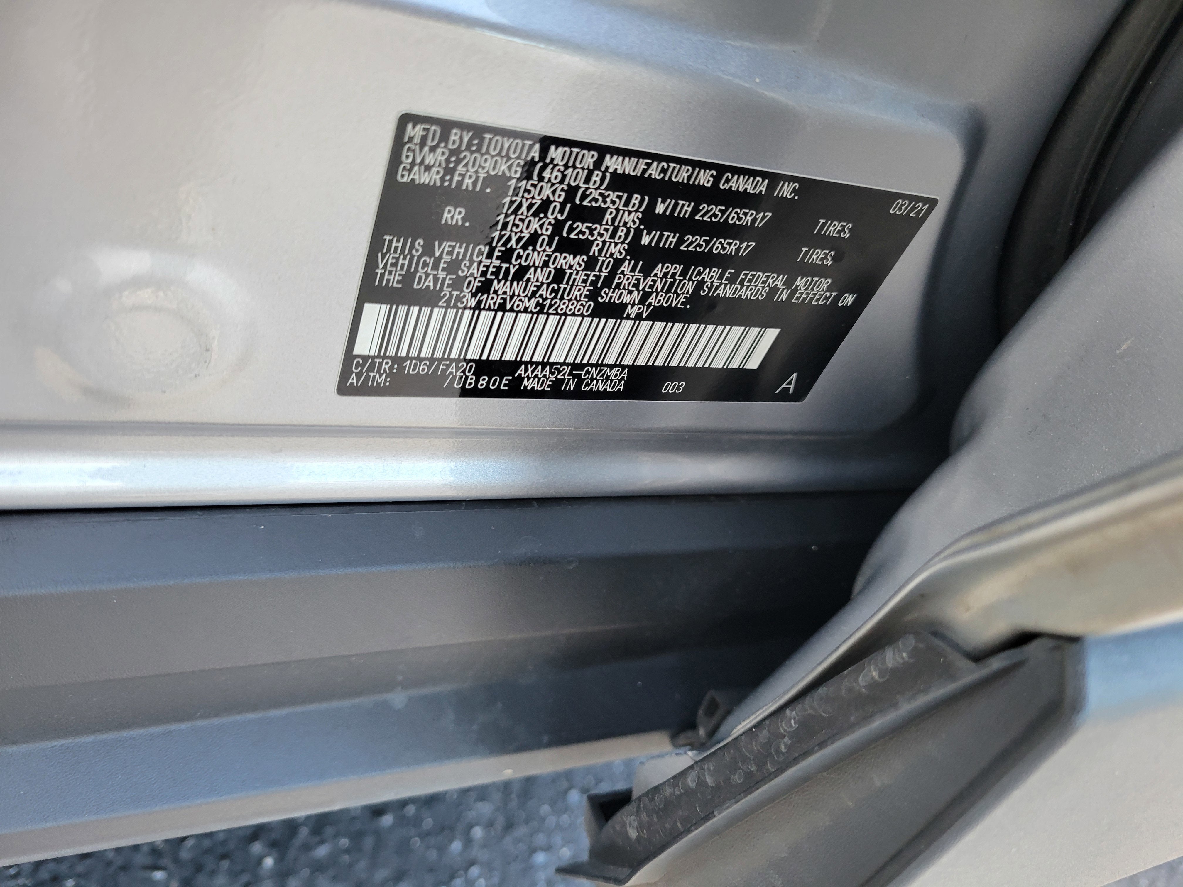 2021 Toyota RAV4 XLE