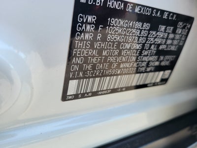 2025 Honda HR-V 2WD Sport