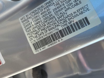 2021 Honda CR-V 2WD EX