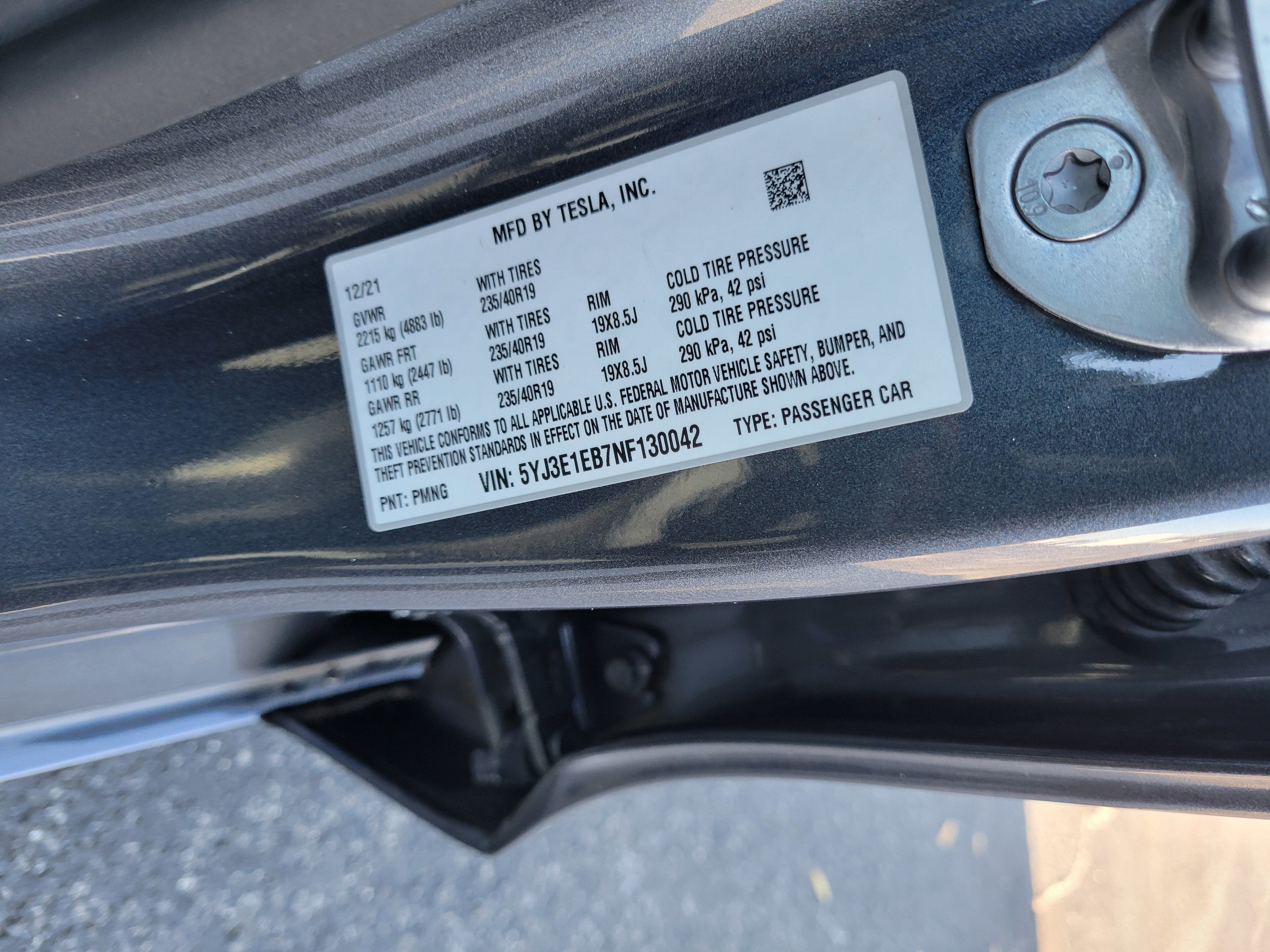 2022 Tesla Model 3 Long Range