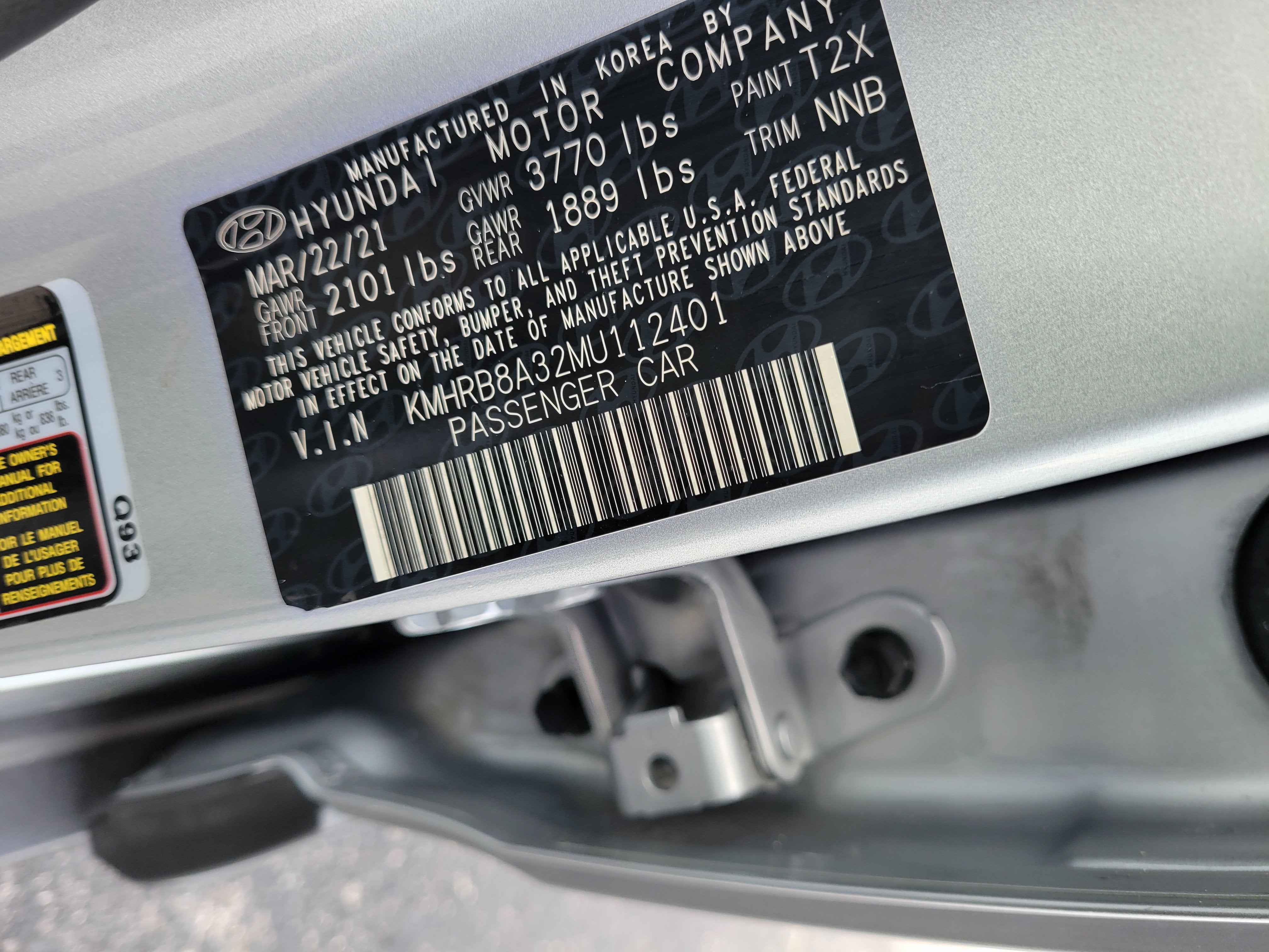 2021 Hyundai Venue SE